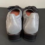 Hispanitas Womens Calani Gray Suede Pumps Comfort Satin Bow Low Heel 35 / 5 Photo 3