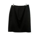 Worth New York Woman’s Size 16 Black Knee Length Skirt With Buttons Career. Photo 1