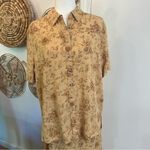 Karen Scott Vintage Sunflower Floral Prairie Skirt Set Cottagecore Yellow L Photo 2