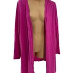 Chico's Chico’s size 2 L 12 pink open front ultimate tee cardigan cover up lightweight Photo 0