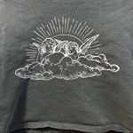 Garage  Grey Angel Cropped Crewneck Photo 3