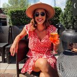 VICI ✨  Red & White Floral Ruffle Mood for Dance Dress✨ Photo 8