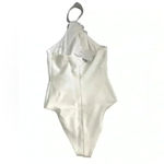 ZARA  halter neck white top with rhinestones Photo 8