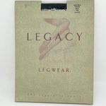 New Legacy Legwear Panty Hose Tights Italian Micro Fishnets in Black Size Plus Photo 0