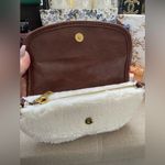 Anthropologie 🥳🥳Host Pick🥳🥳✨ Shearling Crossbody Bum Bag with Brown Accents✨NWOT Photo 4