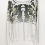 Peace Love World  Camo Print Detail Pullover Photo 0