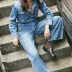 Nasty Gal  Denim Jumper - Size 0 nwot Photo 0