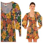 Farm Rio  Black Garden Mini Dress Photo 1