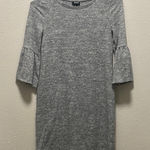 a.n.a  Gray Sheath Dress with Bell Sleeves Photo 0