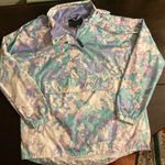 Lauren James  Windbreaker Rain jacket Retro Camouflage Packable Hooded Jacket Photo 2