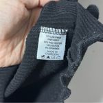 Iris basic  Women Black Ribbed Off Shoulder Top size Small. Photo 3