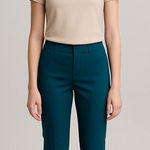 Ann Taylor Ankle Dress Pants Green Size 00 Photo 0