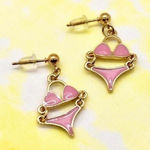 Tiny Bikini Earrings Gold Photo 0