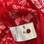 Superdry  Vintage Mini Wrap Red Floral Dress Size 4 Photo 6