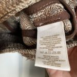 Free People Brown Ikat Tapestry Asymmetrical Zip Short Jacket size 4 Moto READ Photo 6