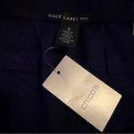 Chico's Chico’s NWT Black Label Textured Pants Size 2 Large Midnight Blue‎ Soft Pull-On Photo 3