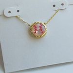 Kendra Scott Ivory Mother Of Pearl 14K Baseball Game Day Necklace W/Dust Bag! Photo 4