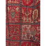 The Territory Ahead  Red Print Tapestry‎ Vest Zip Front Side Tabs Lined Size 14 Photo 3