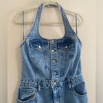 Universal Threads Universal Thread Denim Halter Midi Dress Size 10 Photo 3