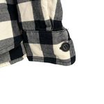 Tradlands Buffalo Plaid Flannel Shirt Black White 100% Cotton Made in USA XS Photo 2