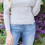 Heartswoon Grey OTS sweater Photo 0