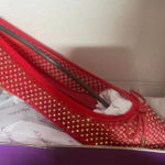Forever New  red studded mesh Photo 0