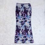 Forever 21 Floral Purple Maxi Skirt Photo 1