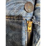 Vintage Jean St. Tropez France Embossed Floral print High Waist Jeans 27" Blue Photo 11