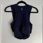 Free People  X FP Movement Undertow Twist Tank Top in Navy Blue Size Small Photo 4