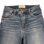 Evereve  The Ever Straight Ankle Jeans Medium Wash Mid Rise Stretch Denim Size 25 Photo 4