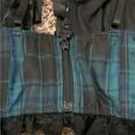 Hot Topic Plaid Corset and Skirt Set with Lace Details Photo 5