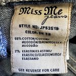 Miss Me Bootcut Jeans Rhinestone Embroidered Logo Medium Wash Western Blue 28 Photo 3