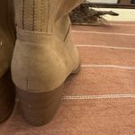 LC Lauren Conrad Tan Suede Heeled Boots Photo 3