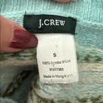 J.Crew Vintage 80s/90s Robin’s Egg Blue Fair Isle Button Up Cardigan Sweater Photo 2