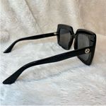 Gucci Black Oversized Square Sunglasses GG0328S Photo 5