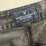 American Eagle Outfitters Y2K Gray Black Corduroy Skinny Overalls, Sz: XS (b15B) Photo 5