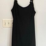 Handmade Y2K Womens XS Black Floral Slip Dress Whimsigoth Fairy Grunge Coquette Photo 2