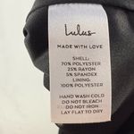 Lulu's One Shoulder Ruffle Maxi Dress in Black Size Medium Photo 4