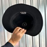 Durango Black Fedora Hat with Brown Band unisex  wool hat Photo 2