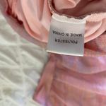 Hello Molly Pink Metallic Ruched Mini Dress Photo 9