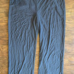 Lunya Cool High Rise Lounge Pant Grey Microstripe Comfy Supima Cotton Size XL Gray Photo 0