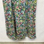 H&M Green Floral Print Short Sleeve Off the Shoulder Dress Size XS Photo 2