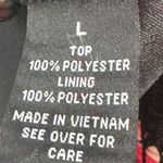 Iz Byer Halter Top L Black Pink Rose Floral Smocked Hem Y2K Coquette Blouse Photo 6