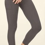 Girlfriend Collective High Waist Compressive Pocket 7/8 Leggings Smoke Gray XS Photo 0