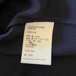 3.1 Phillip Lim Navy Blue Silk Black Floral Lace Trim Shift Mini Dress Photo 3