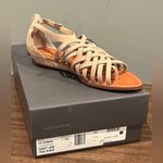 Vince Camuto NIB Tan Suede ‘Syndia’ Wedge Sandals in “Sandy Lane”, Size 7.5 Photo 1