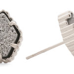 Kendra Scott drusy silver earrings Photo 0