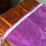 Bob Mackie Vintage Leather Jacket • embroidered purple Iris Photo 8