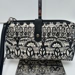 Sakroots  Black and White Ikat Print Long Zip Wallet/Wristlet‎ Photo 2
