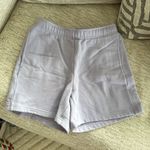 TNA aritzia sweatshorts cozy fleece XXS Purple Photo 0